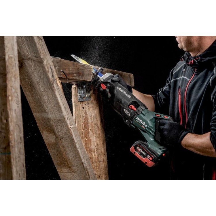 Акумуляторна шабельна пила Metabo SSEP 18 LTX BL MVT каркас в кейсі - фото 5