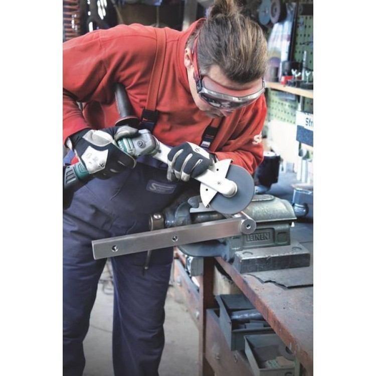 Акумуляторна шліф.машина для тяжкодоступних місць Metabo KNS 18 LTX 150 Inox каркас - фото 3