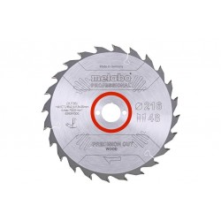 Пильный диск Metabo по дереву 216x30x2.4, 48 зубьев