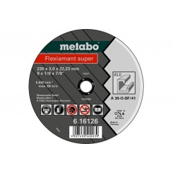 Отрезной круг по алюминию Metabo Flexiamant Super 230x3x22,23