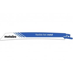 Сабельное полотно по металлу Metabo Flexible Fast Metal, 225*0,9 мм, 5 шт