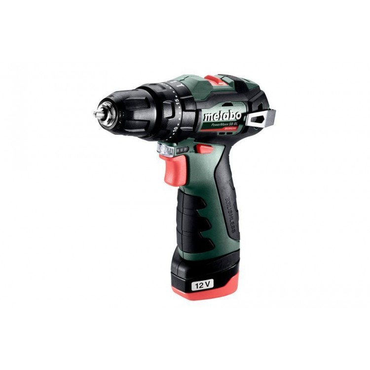 Акумуляторний ударний дриль-шурупокрут Metabo PowerMaxx SB BL 2х2 Aг