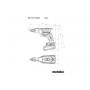 Акумуляторный шурупокрут для гіпсокартону Metabo TBS 18 LTX BL 5000 2х2 Aг - фото 5
