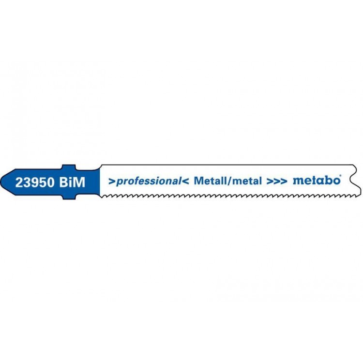 Лобзиковое полотно по металлу Metabo Professional 66 мм T 118 AF, 5 шт