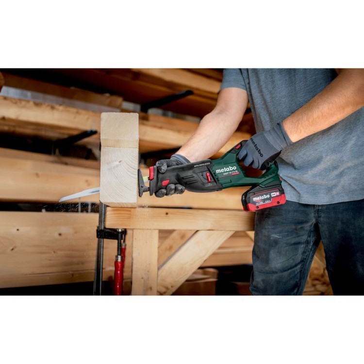 Акумуляторна шабельна пила Metabo SSEP 18 LT BL каркас - фото 1