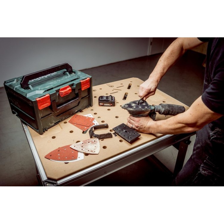 Акумуляторна багатофункціональна шліфувальна машина Metabo SM 18 LTX BL каркас в кейсі - фото 9