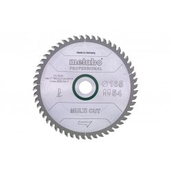 Пильный диск Metabo PROFESSIONAL, по мультиматериалам 165x20x2.2, 54 зуба