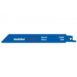 Сабельное полотно по металлу Metabo Flexible 150 мм, S 422 ВF, 2 шт