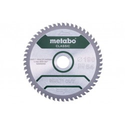Пильный диск Metabo CLASSIC по мультиматериалам 190х30х2.2, 54 зуба