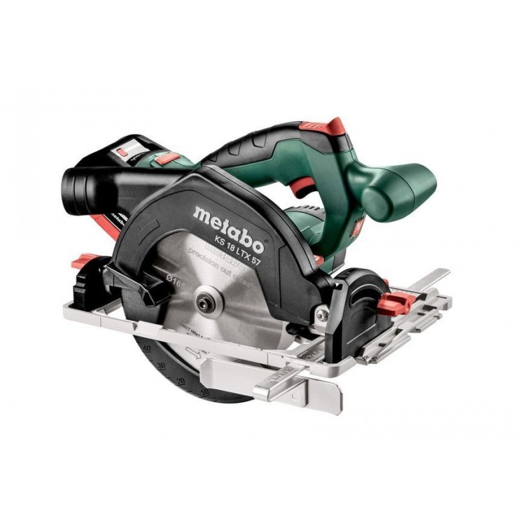 Акумуляторна ручна дискова пила Metabo KS 18 LTX 57 2х8.0 Аг - фото 1
