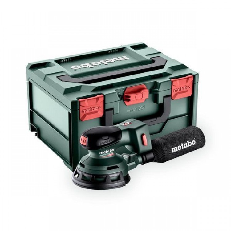 Акумуляторна ексцентрикова шліфувальна машина Metabo SXA 18 LTX 125 BL каркас в кейсі