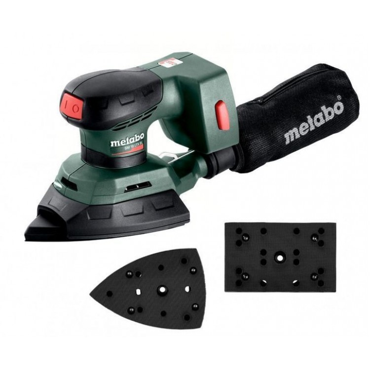 Акумуляторна багатофункціональна шліфувальна машина Metabo SM 18 LTX BL каркас в кейсі