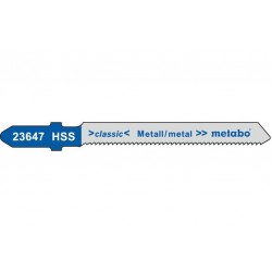 Пилка для лобзика по металлу Metabo Classic 51 мм T 218 A, 5 шт