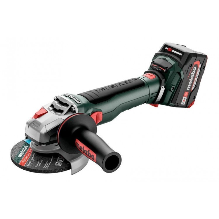 Акумуляторна болгарка Metabo WB 18 LT BL 11-125 Quick 2х5.2 Аг