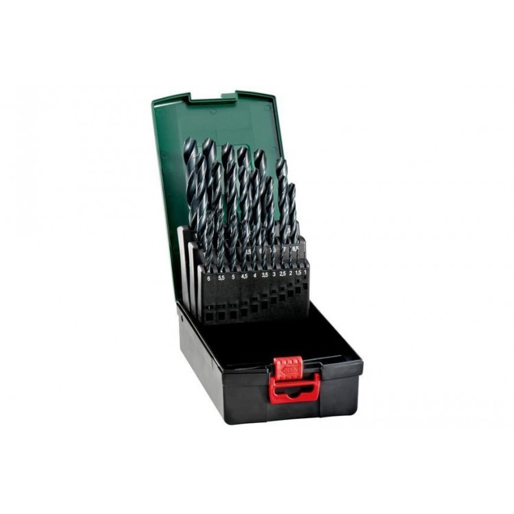 Набор сверл по металлу Metabo HSS-R 25 предметов