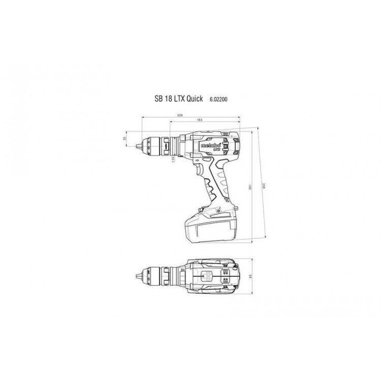 Аккумуляторный ударный шуруповерт Metabo SB 18 LTX Quick 4.0 Ач - фото 5