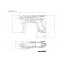 Акумуляторний перфоратор Metabo KH 18 LTX 24 каркас - фото 3