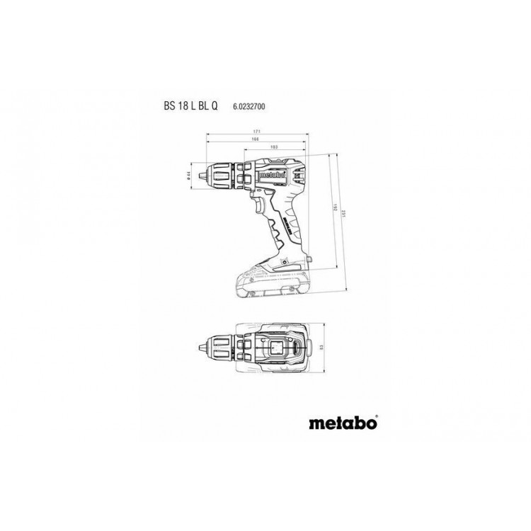 Акумуляторний дриль-шурупокрут Metabo ВS 18 L BL Quick каркас в кейсі - фото 4