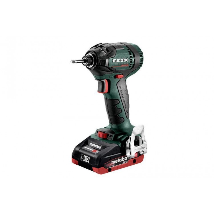 Акумуляторний ударний гвинтокрут Metabo SSD 18 LTX 200 BL 2х4 Aг
