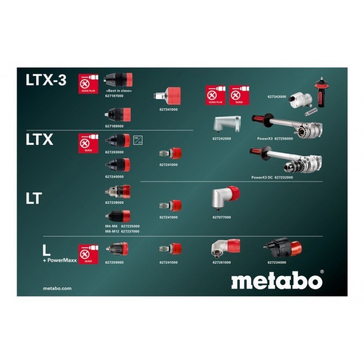 Акумуляторний ударний дриль-шурупокрут Metabo SB 18 LTX-3 BL Q I METAL каркас в кейсі - фото 10