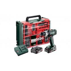 Акумуляторний дриль-шурупокрут Metabo BS 18 L 2х2.0 Аг Mobile Workshop