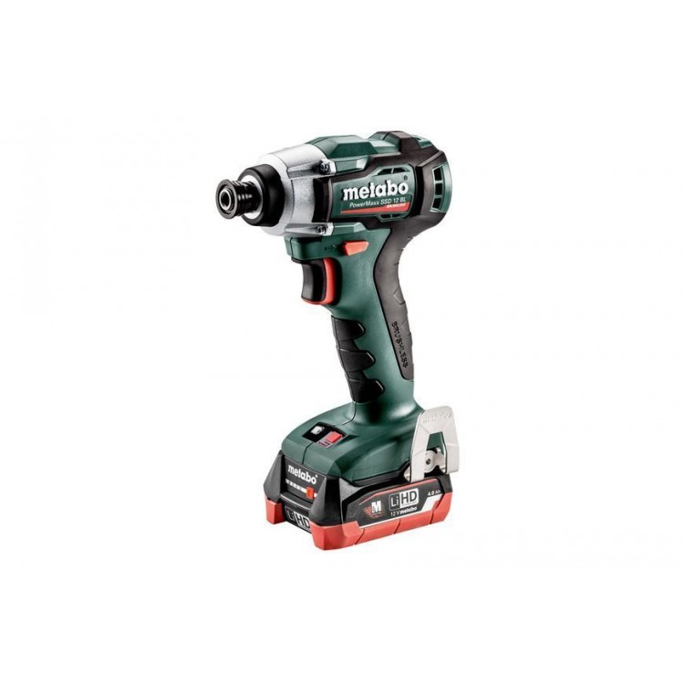 Акумуляторний ударний гвинтокрут Metabo PowerMaxx SSD 12 BL 2x4 Аг LiHD