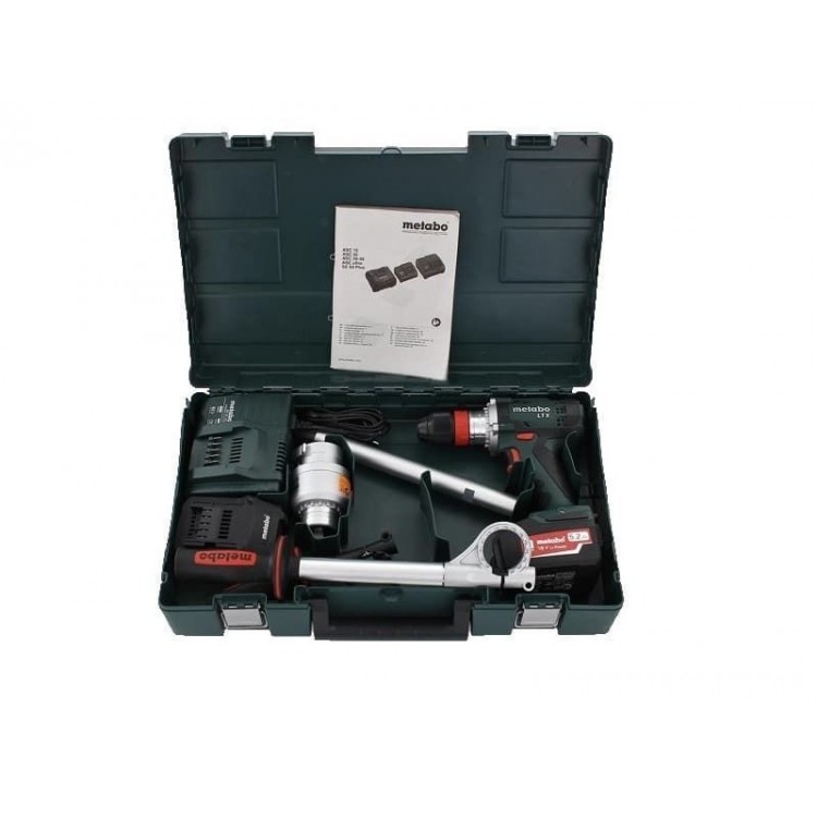 Аккумуляторный дрель-шуруповерт Metabo BS 18 LTX-X3 Quick 5.2 Ач - фото 1