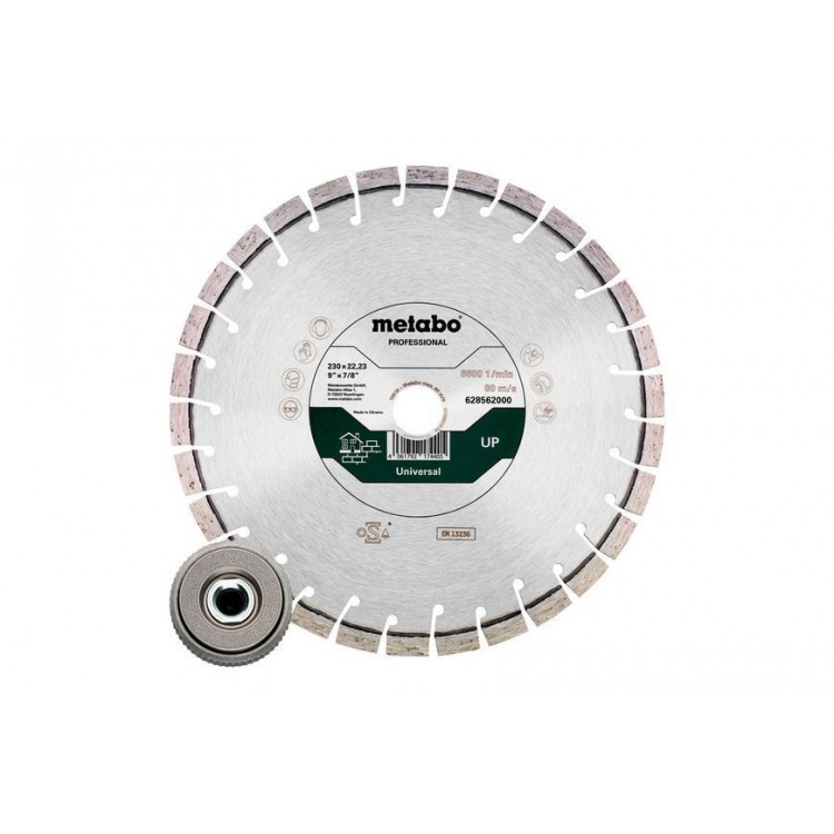 Алмазний диск Metabo Professional UP 230 мм + гайка Quick