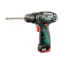 Акумуляторний ударний дриль-шурупокрут Metabo PowerMaxx SB Basic 2х2 Aг