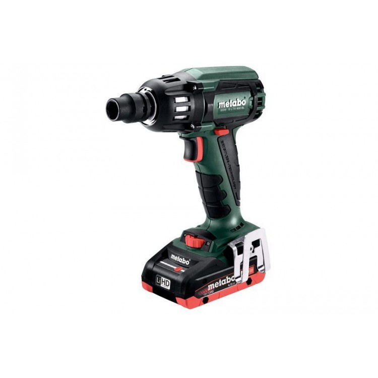 Акумуляторний ударний гайкокрут Metabo SSW 18 LTX 400 BL 2х4.0 Аг LiHD