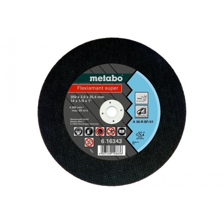 Отрезной круг Metabo Flexiamant Super 350x3x25.4 мм Inox