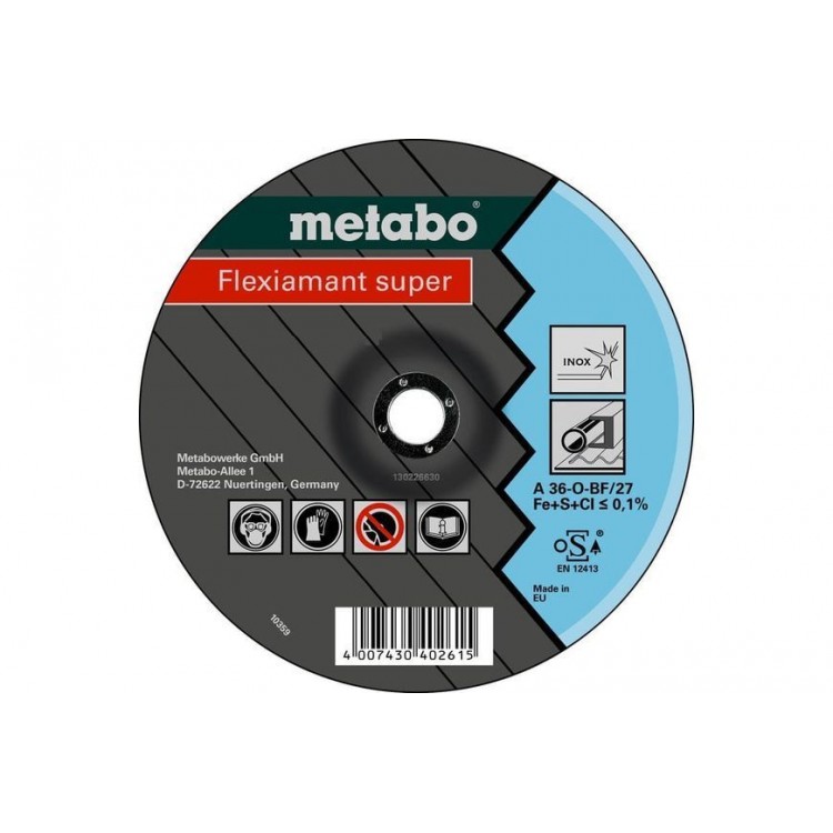 Зачистной круг Metabo Flexiamant Super 180x 6x22.23