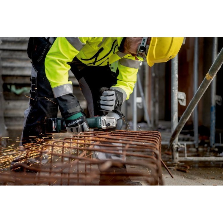 Акумуляторна болгарка Metabo W 18 7-125 каркас в кофрі - фото 2