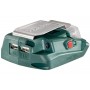 Акумуляторний адаптер живлення-ліхтар Metabo PA 14.4 - 18 LED-USB - фото 3