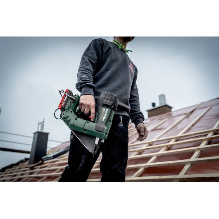 Акумуляторний цвяхозабивач Metabo NFR 18 LTX 90 BL каркас в кейсі - фото 4