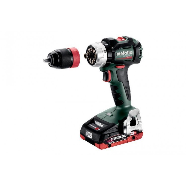 Акумуляторний дриль-шурупокрут Metabo BS 18 LT BL Quick каркас в кофрі - фото 4