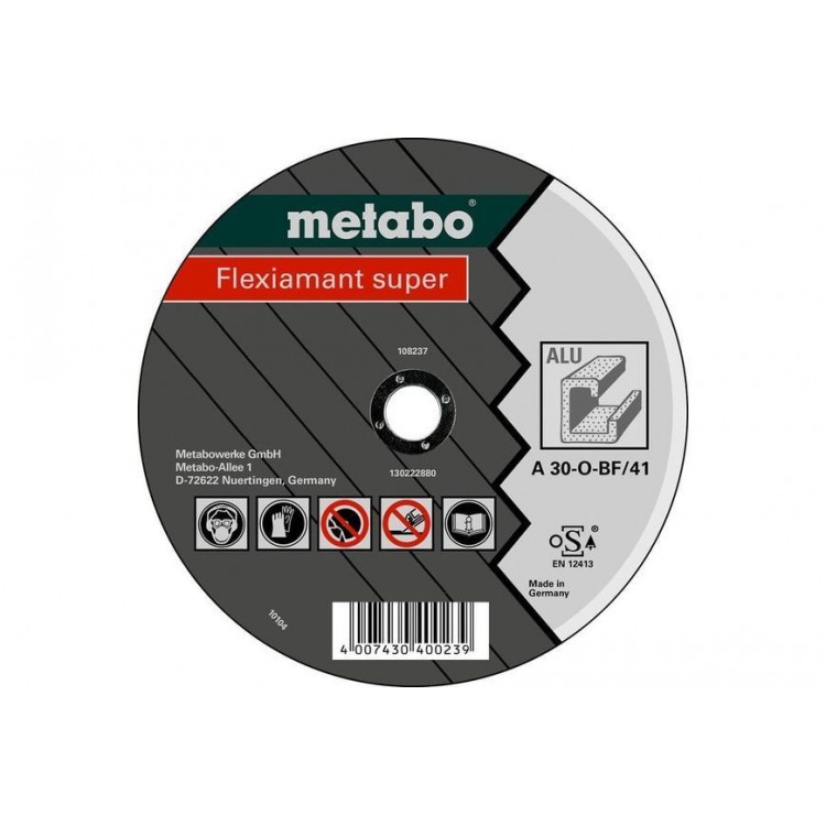 Отрезной круг по алюминию Metabo Flexiamant Super 125x2,5x22,23