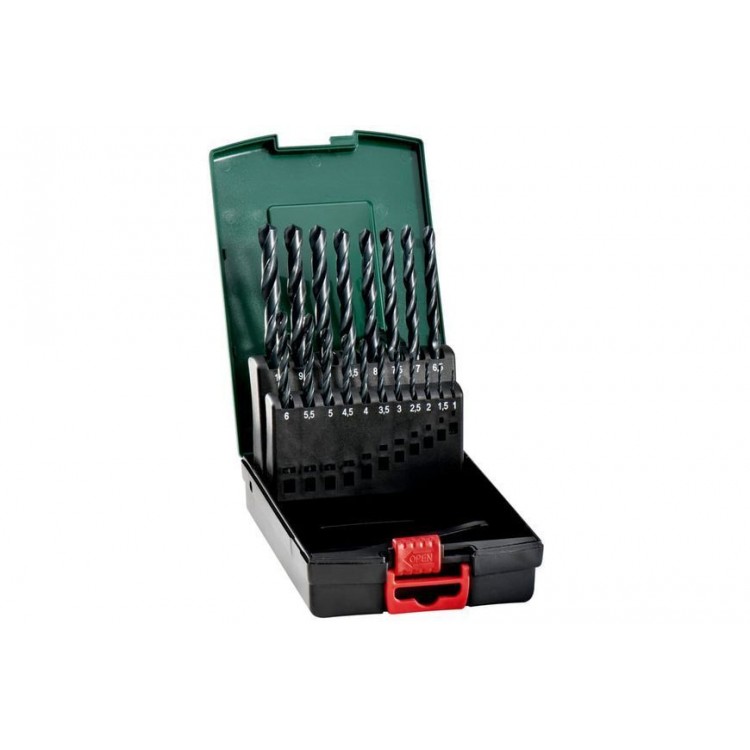 Набор сверл по металлу Metabo HSS-R 19 предметов