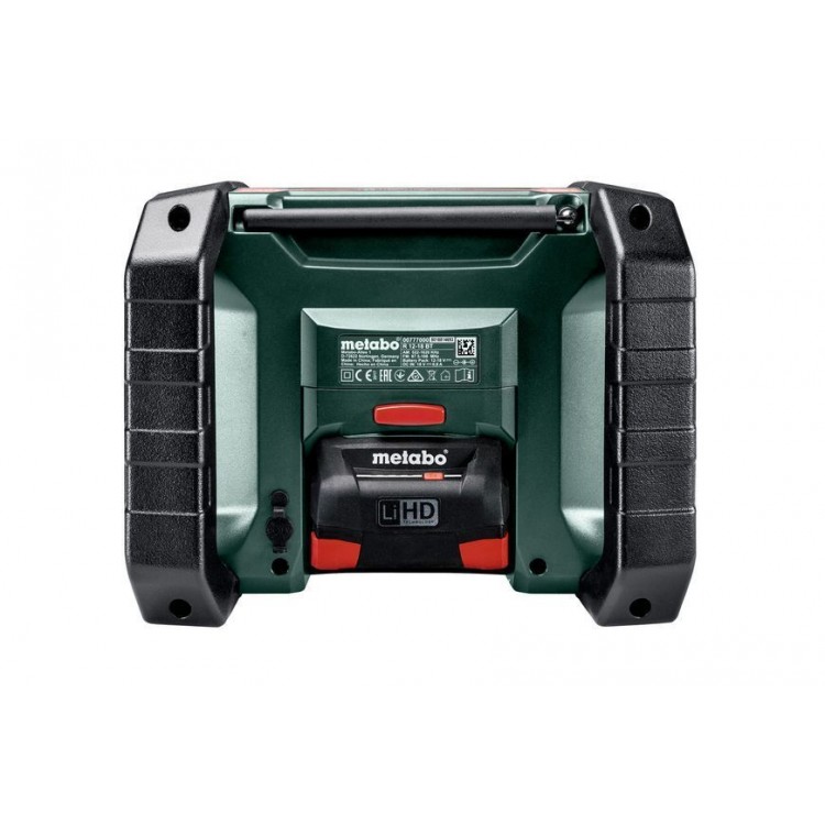 Акумуляторний радіоприймач Metabo R 12-18 DAB + BT - фото 1