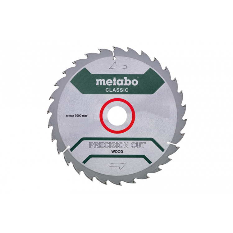 Пильный диск Metabo по дереву 254x30x2.4, 40 зубьев, блистер