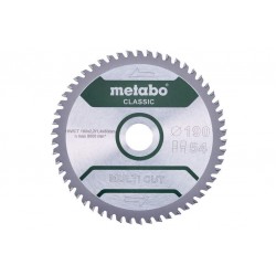 Пильный диск Metabo CLASSIC по мультиматериалам 190х30х2.2, 54 зуба, блистер