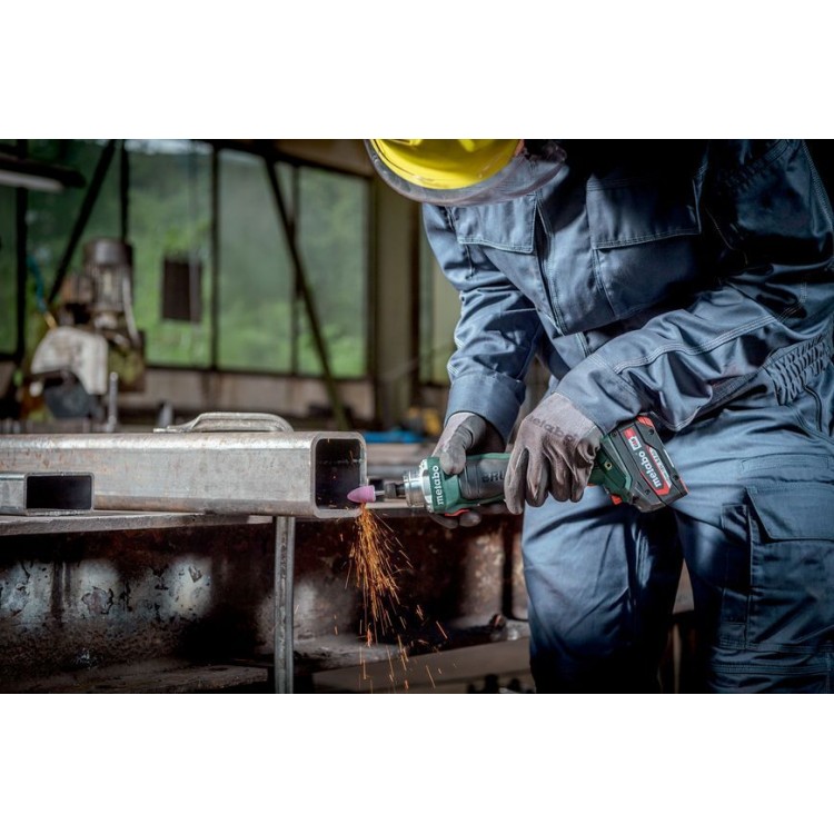 Акумуляторна прямошліфувальна машина Metabo GVB 18 LTX BL 11-28 Compact каркас - фото 2