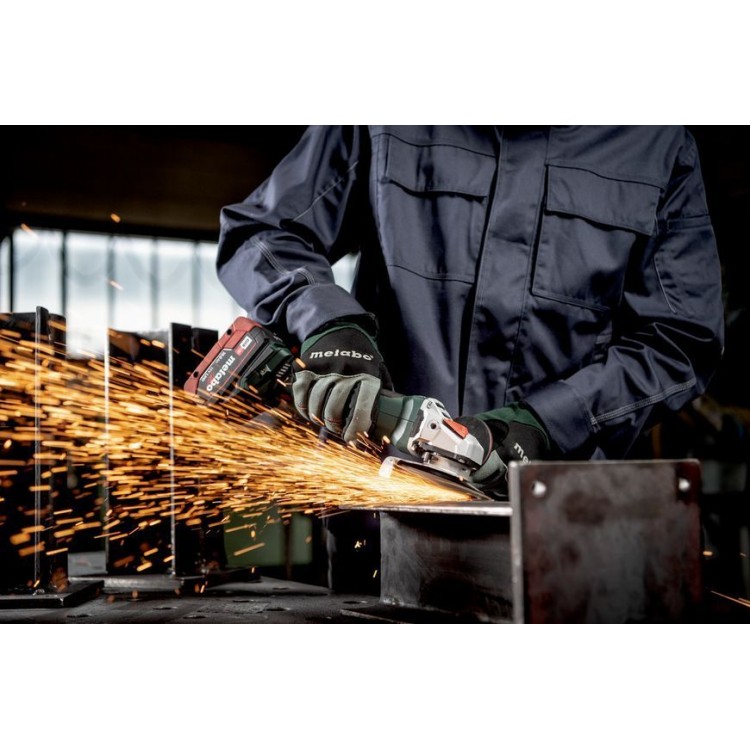 Акумуляторна болгарка Metabo W 18 LT BL 11-125 каркас в кейсі - фото 4