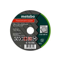 Отрезной круг по керамике Metabo Flexiamant Super 125x1,5x22,23 Отрезной круг по керамике Metabo Flexiamant Super 125x1,5x22,23
