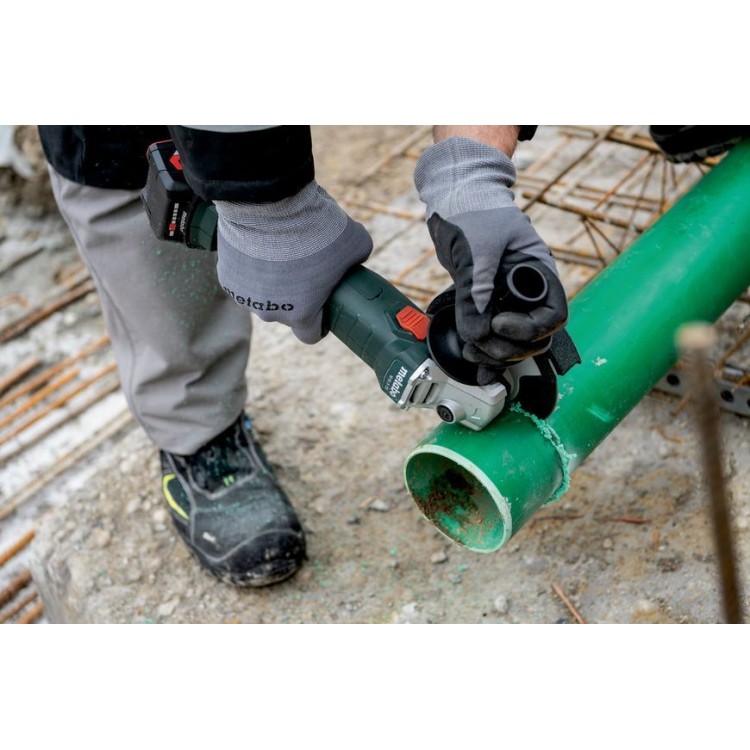 Акумуляторна болгарка Metabo W 18 L 9-125 Quick каркас - фото 4