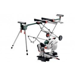 Торцювальна пила з протяжкою Metabo KGS 315 Plus з підставкою KSU 251 Mobile