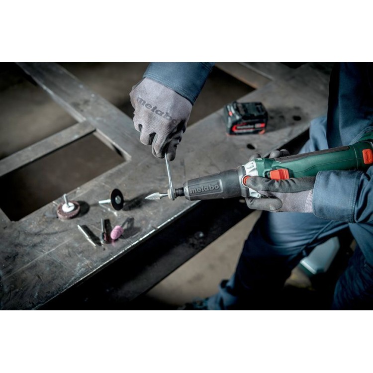 Акумуляторна прямошліфувальна машина Metabo GVB 18 LTX BL 11-28 каркас в кейсі - фото 9