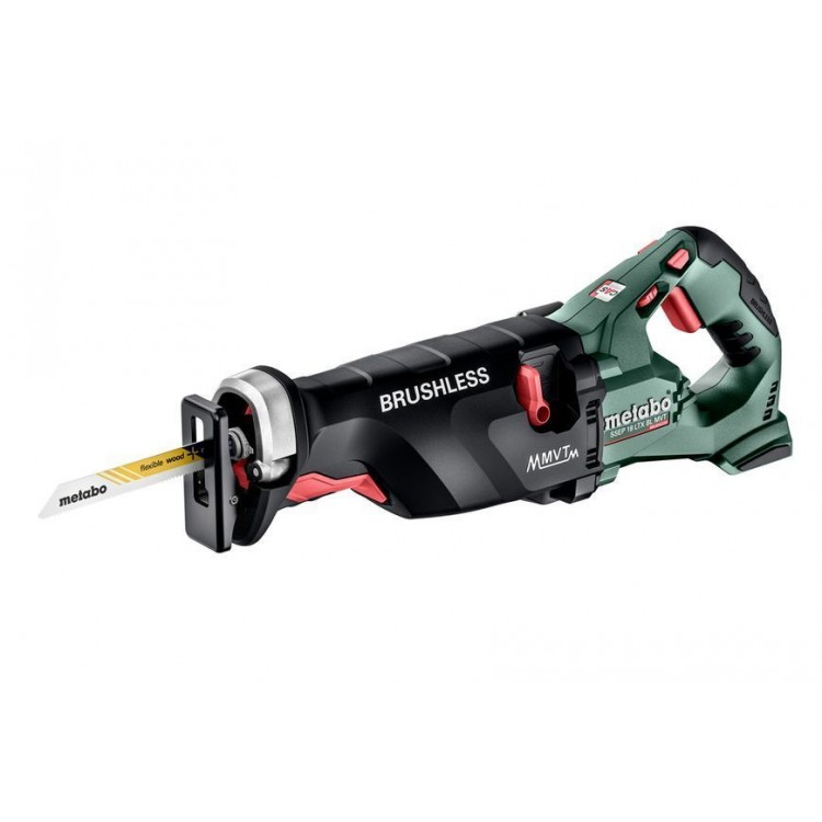 Акумуляторна шабельна пила Metabo SSEP 18 LTX BL MVT каркас в кейсі