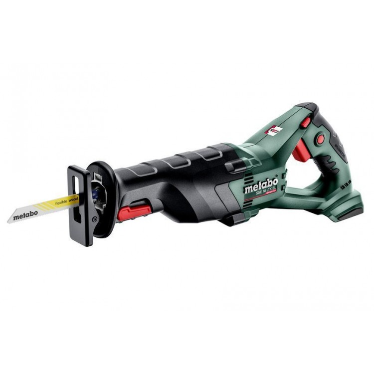 Акумуляторна шабельна пила Metabo SSE 18 LTX BL каркас в кейсі