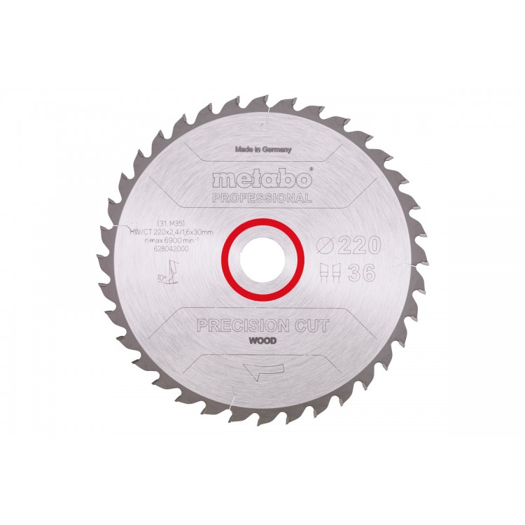 Пилкове полотно "precision cut wood - professional", 220x30, Z36 WZ 10° (628042000)